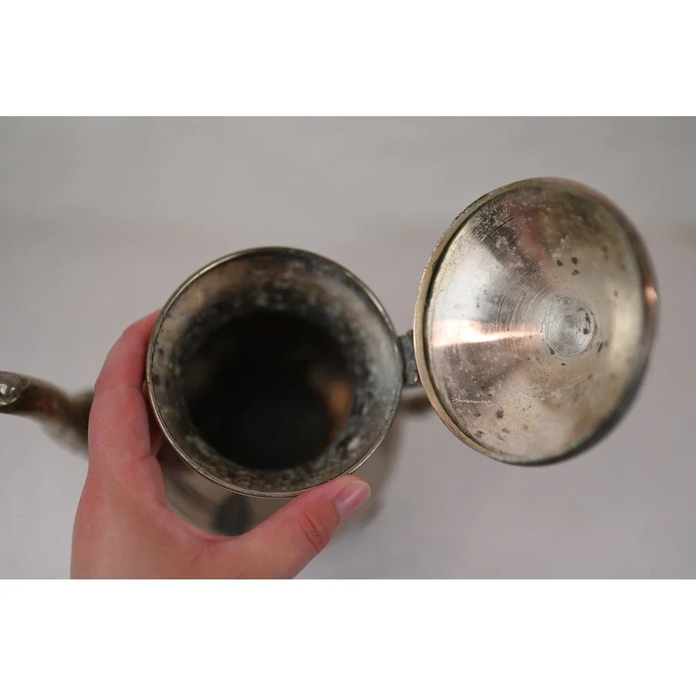 Vintage International Silver Company Tea Pot Silver Plated Footed 10x10